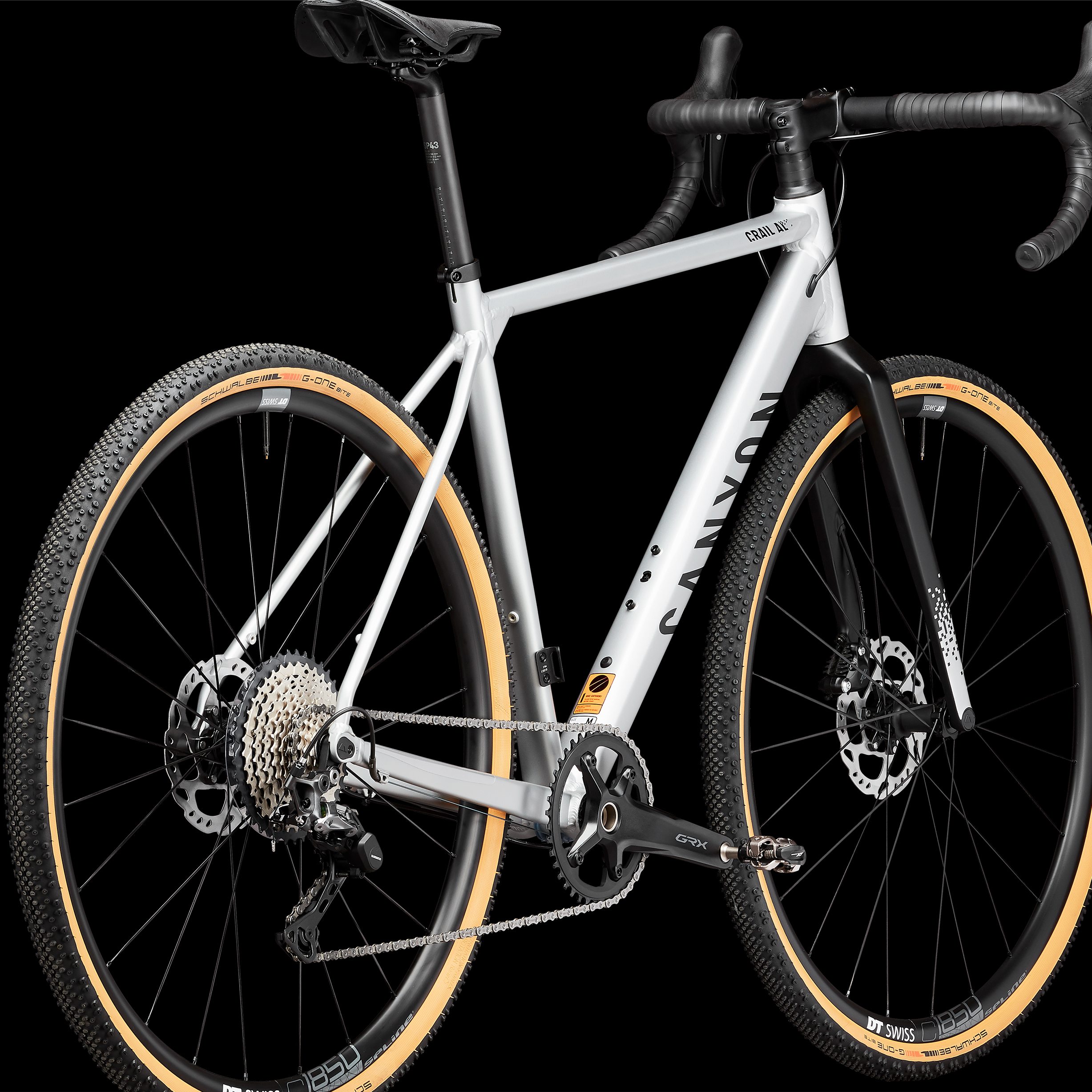 Canyon Bicycles on X Today the already known Grail is debuting again with a few updates. The new Grail 7 1by features Shimano s new single chainring GRX drivetrain. A 40 tooth chainring with an