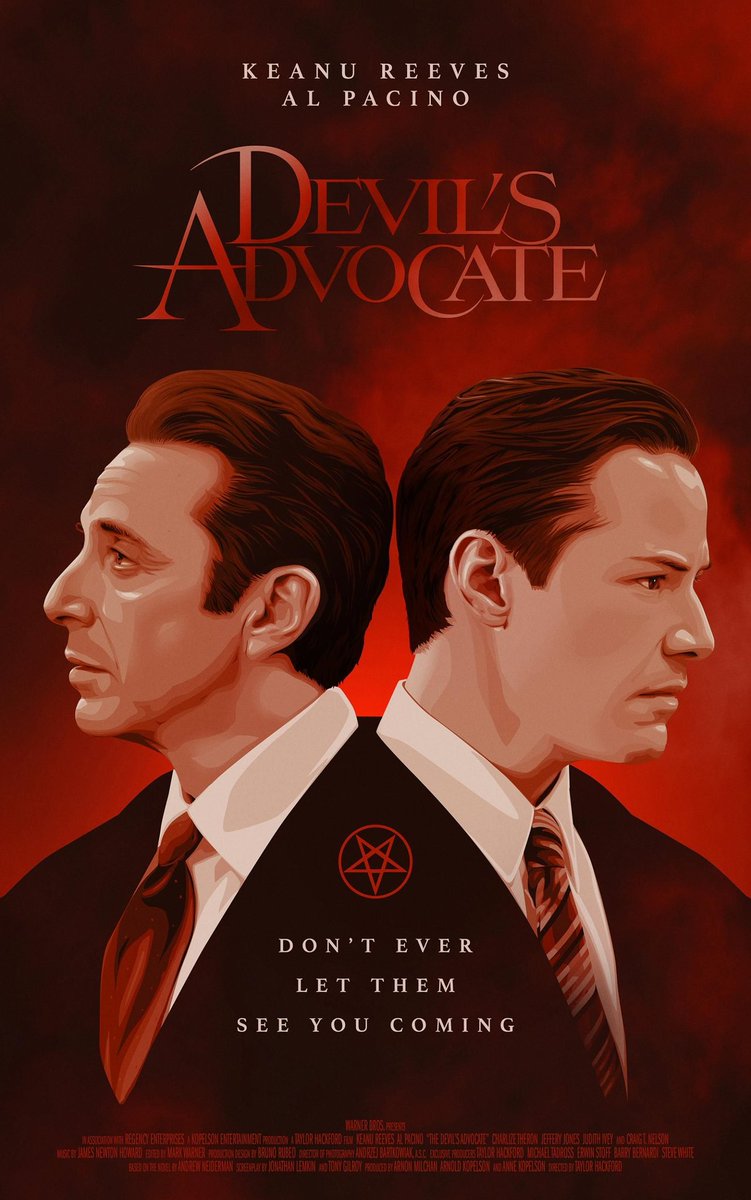 8/25/20 (first viewing) - The Devil's Advocate (1997) Dir. Taylor Hackford