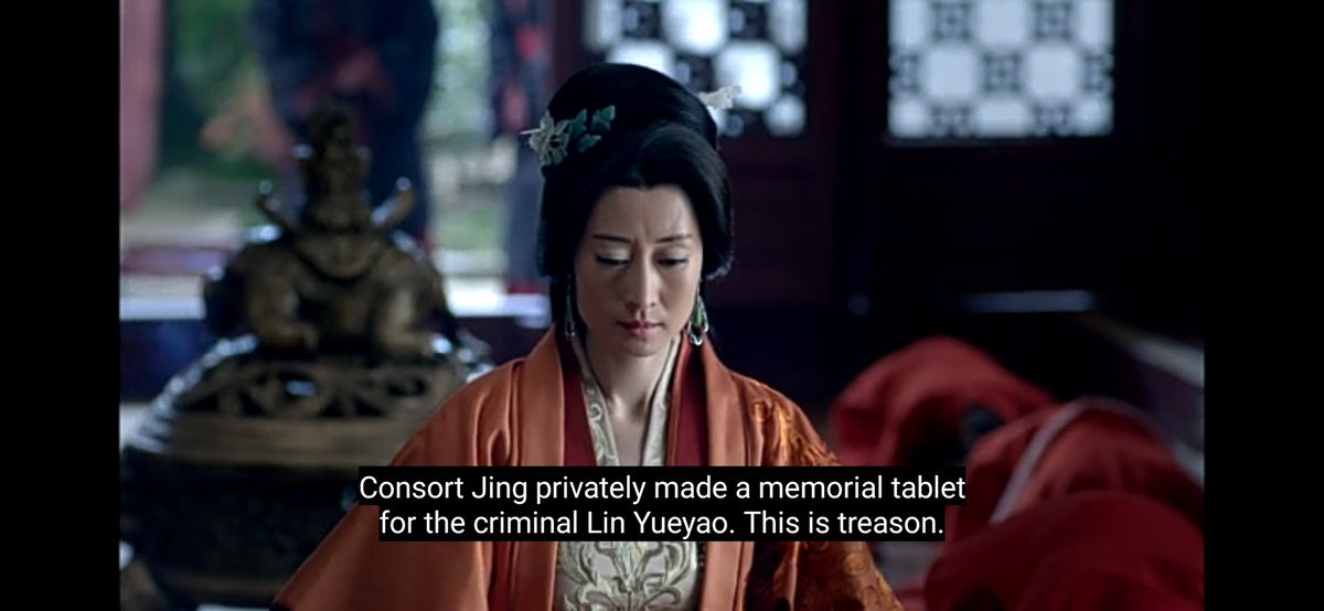 Man, the big momma has NO IDEA what resulted in the establishment of that small memorial of Consort Chen and her face is just priceless 