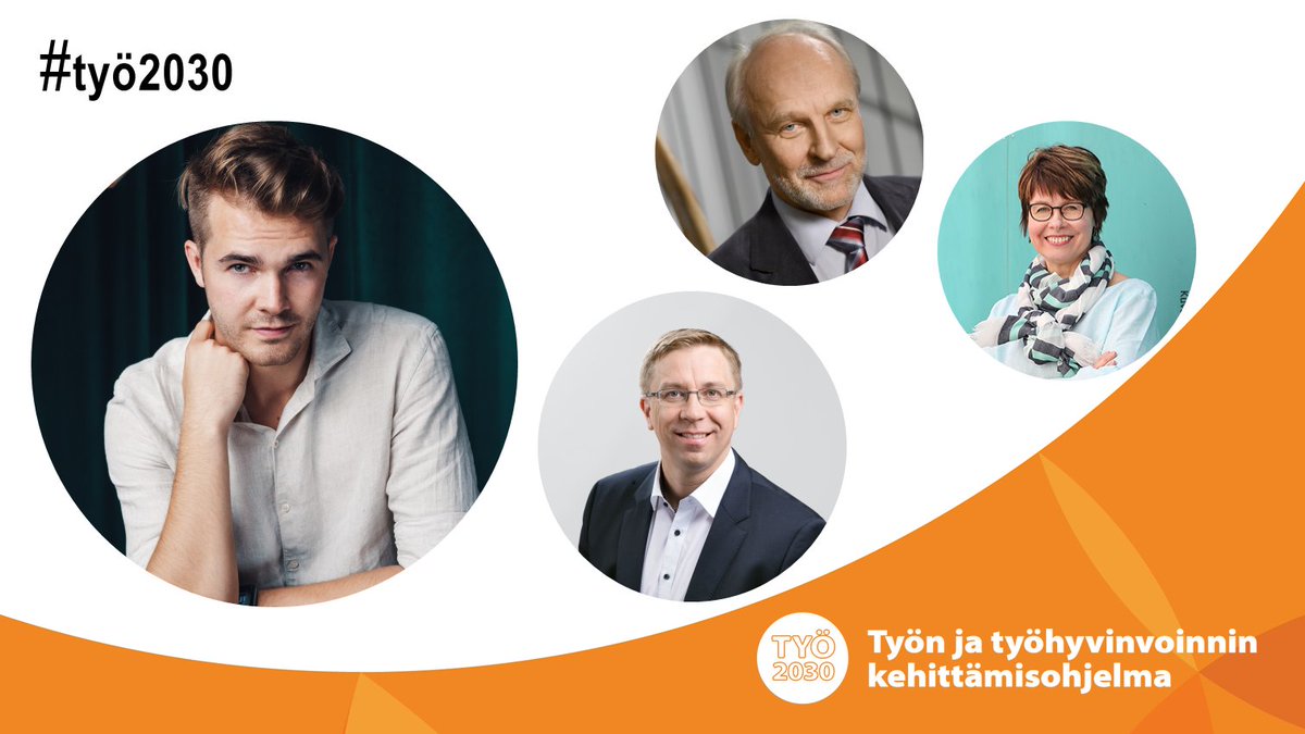 Tule mukaan TYÖ2030-ohjelman syyskauden avauswebinaariin 31.8. klo 14-16! Yhdessä rakennamme suomalaisesta työelämästä maailman parasta! 

Huikeat puhujat ravistelevat perinteistä työelämäkeskustelua. Ohjelma ja osallistumislinkki: ttl.fi/tutkimushanke/…

#työ2030 #työelämä
