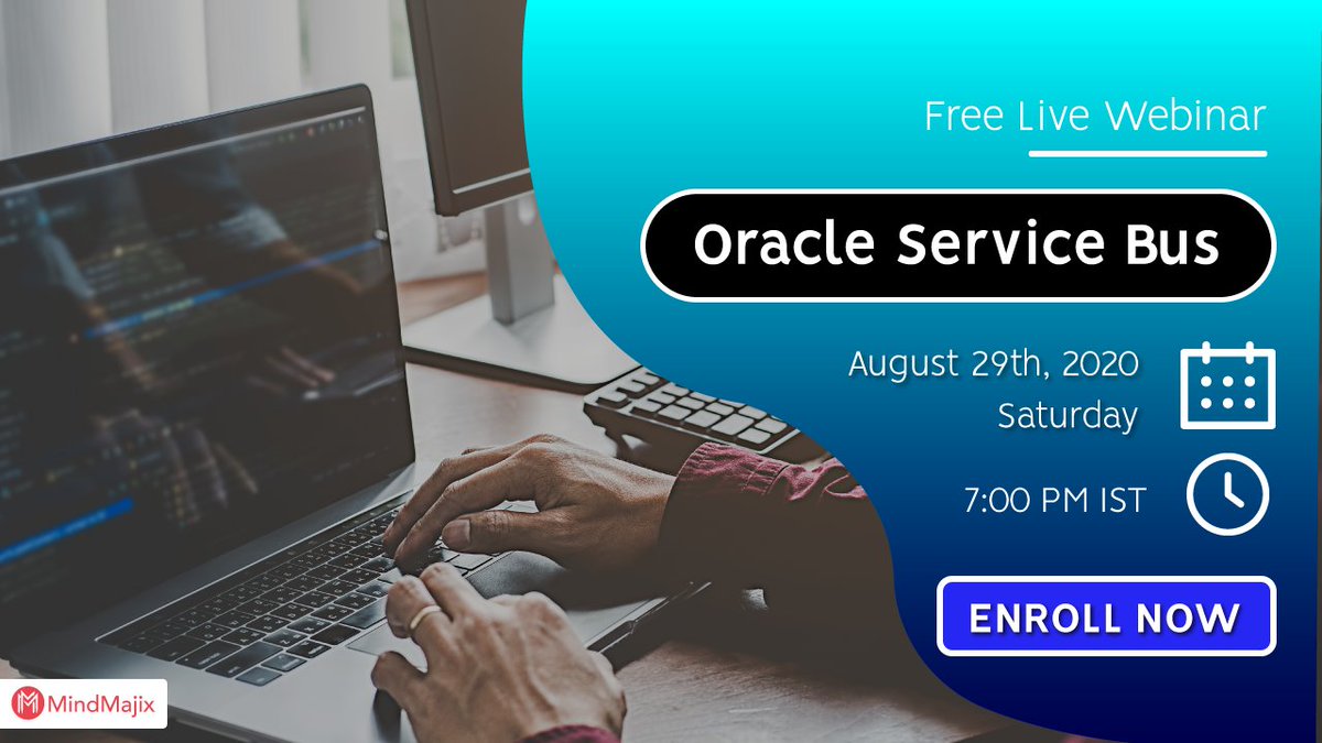mindmajix's tweet image. #OracleServiceBus provides message delivery services, based on #SOAP, #HTTP & #JMS. It helps to build a connection between service producers & consumers.
To explore more, join our #LiveWebinar👇
bit.ly/30r61er
#Mindmajixwebinars #FreeWebinar #weekendwebinar #OSBwebinar