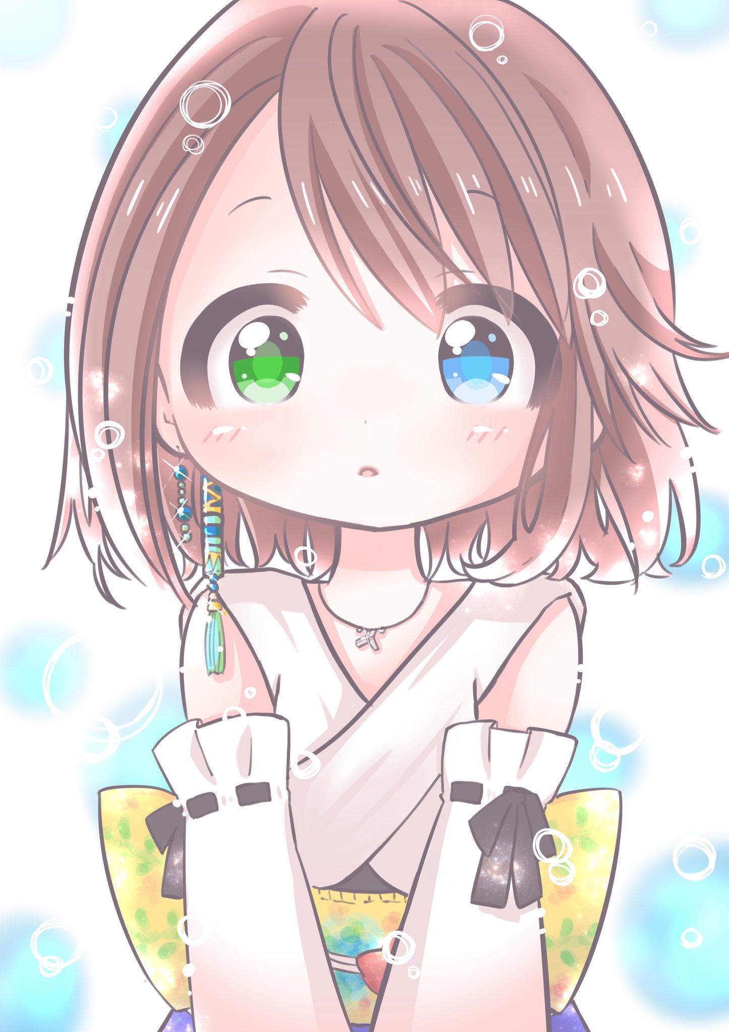 歌姫ユウナ　手描きイラスト りんぴよ@楠りん on X: 