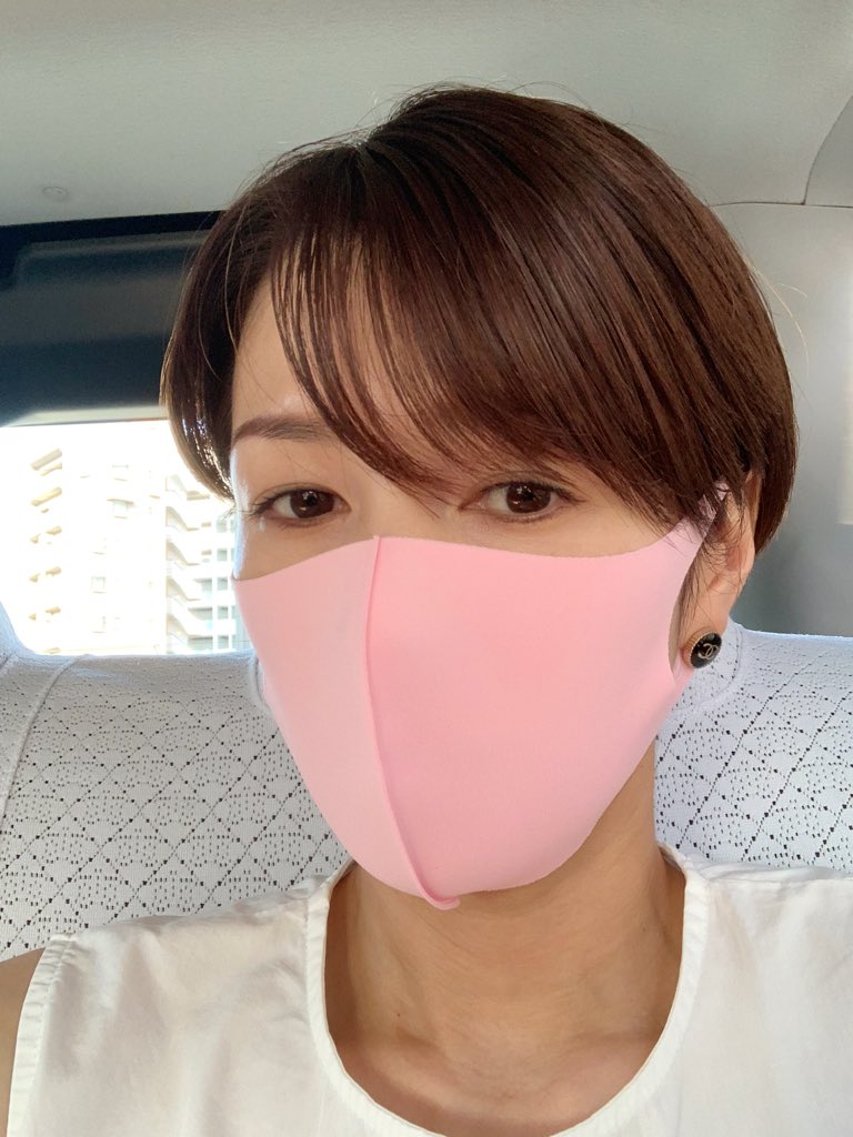 吉瀬美智子 در توییتر 今日はピンクのマスクを使用