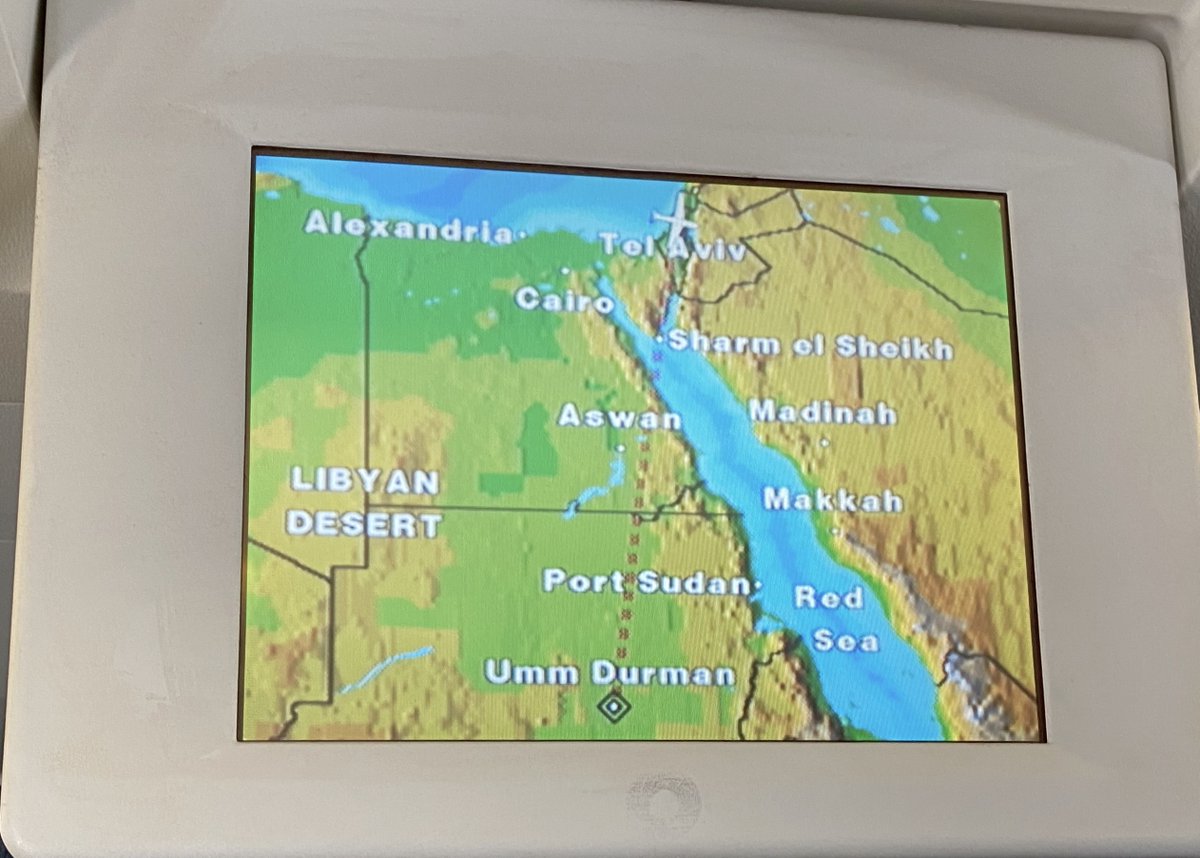 Flight from Israel to Sudan