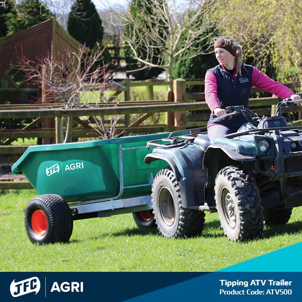 JFCAgri's tweet photo. Our ATV500 is ideal for use around the farm yard, stable or garden. Contact the team today on 093-24066 to locate your nearest stockist. #JFCAgri #JFC #Agri #Equine #Wheelbarrows #Equine #ATVTrailers #Equineproducts https://t.co/oAlLjrnrnb