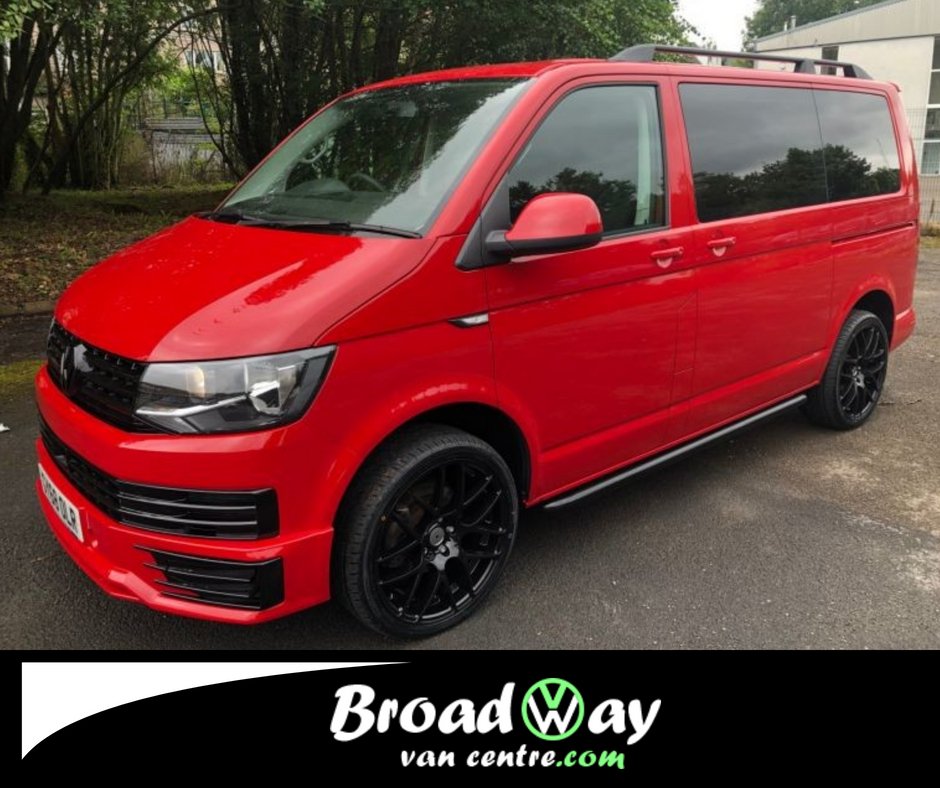 BroadwayVans's tweet photo. 🔥VOLKSWAGEN TRANSPORTER T6 - RED

✔️Roof Bars 
✔️ Rear Parking Sensors 
✔️ Front Spoiler 
✔️ 20" Alloy Wheels 
✔️ Twin Side Doors 

👉 https://t.co/t64njbNEM6 https://t.co/1BfhlXsnhI