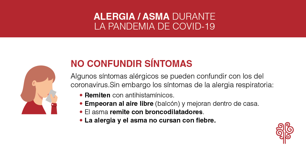 #Consejos💡 ¿Cómo diferenciar #alergia, #asma y #covid? Es importante no confundir sus síntomas.  Nuestros profesionales del servicio de alergología 🤧 te lo cuentan👇📸.
