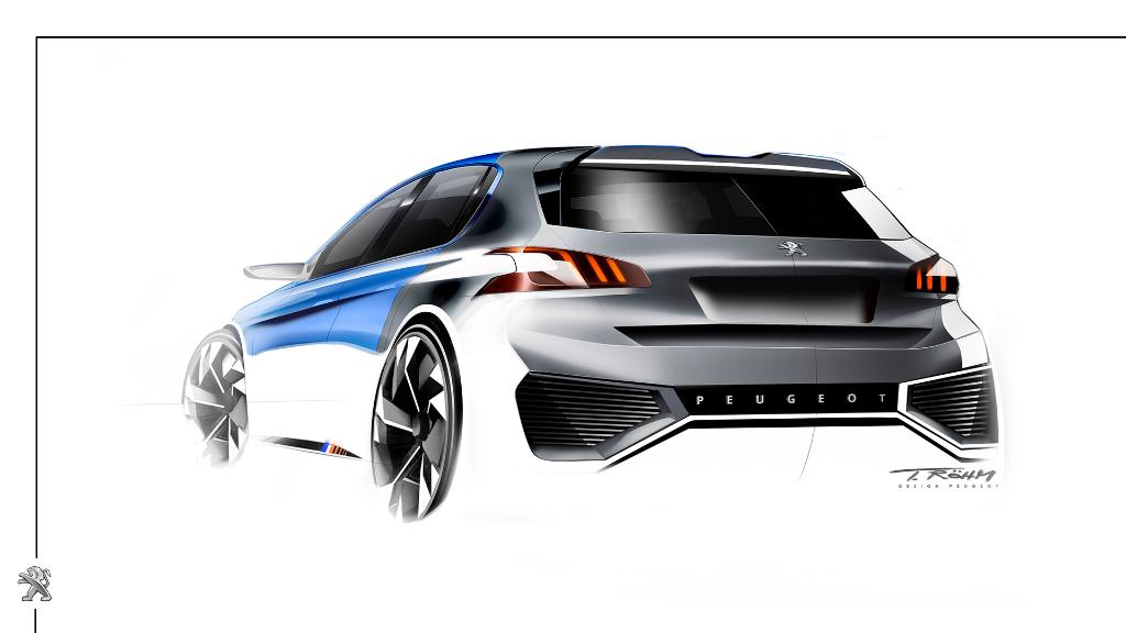 Todo comienza aquí. Descubre los primeros pasos de diseño del #Concept #Peugeot308RHybrid y sus dos motores 100% #FullElectric.