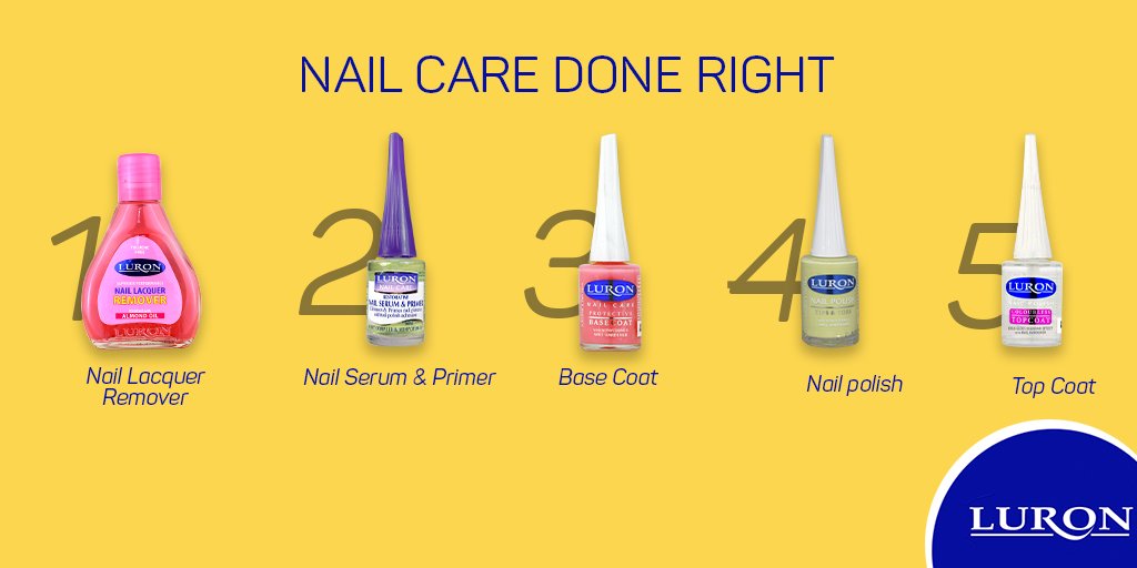 LuronOfficial's tweet image. Always start by using the Nail Lacquer Remover to clean your nails. Next, apply Luron Nail Serum &amp;amp; Primer, then the Base Coat for an extra layer of protection before you apply the nail polish. Finish the look with our Top Coat and viola!

#Luron #LuronNailedIt #Luronalltheway