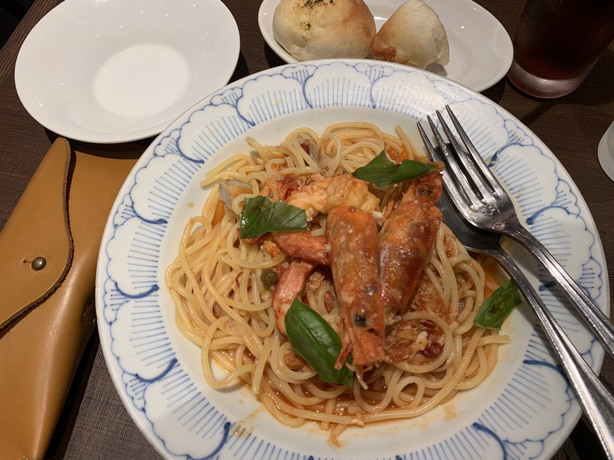 Leoport 今日のランチは 瑞江 鎌倉パスタで有頭海老のペスカトーレセット にんにくの香りが食欲を刺激 夏ノ暑サニモマケヌ丈夫ナカラダヲモチ 慾ハナク でも 食欲は あるのだ Leoport 今日のランチは 瑞江 鎌倉パスタで有頭海老のペスカトーレセット にんにくの香りが食欲を刺激 夏ノ暑サニモマケヌ丈夫ナカラダヲモチ 慾ハナク でも 食欲は あるのだ