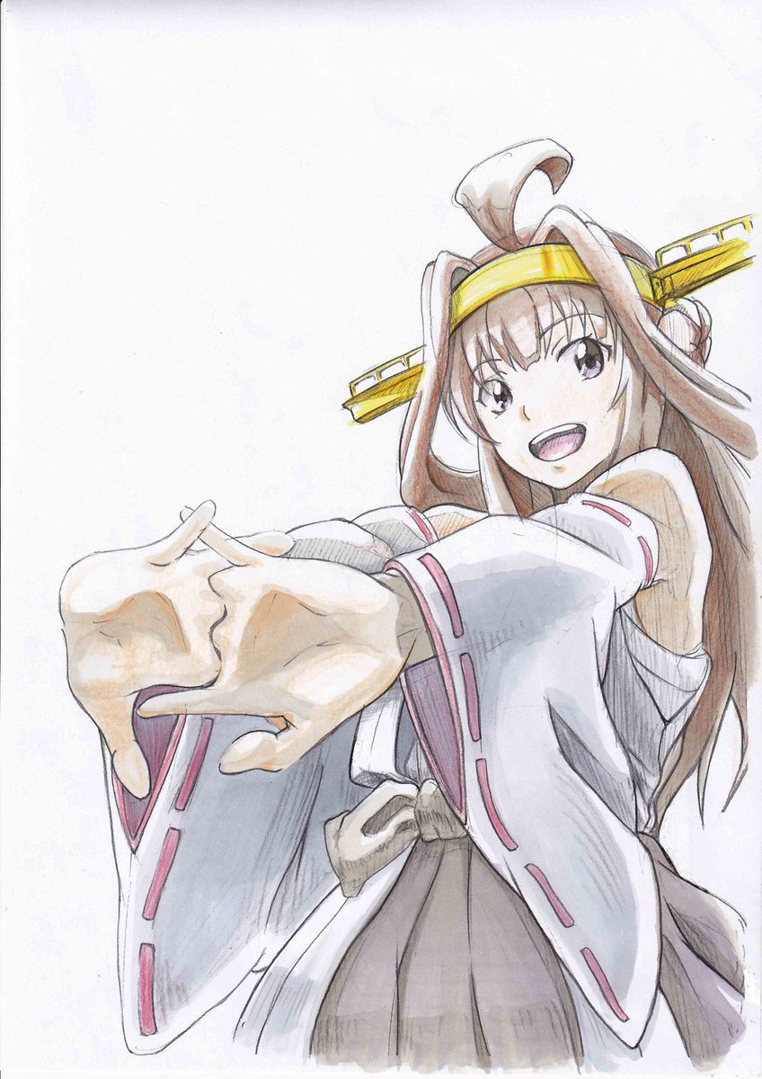 スーパーどんぐり お絵描き 金剛可愛いデース