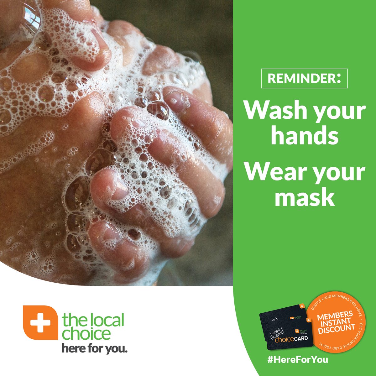 LocalChoiceVS's tweet photo. While life might feel like it's regaining some sense of normality under the new level two lockdown regulations, it is important not to become complacent. COVID-19 is still a part of our reality and it is vital to take measures like wearing your mask and washing your hands. https://t.co/QbOFXNqyms