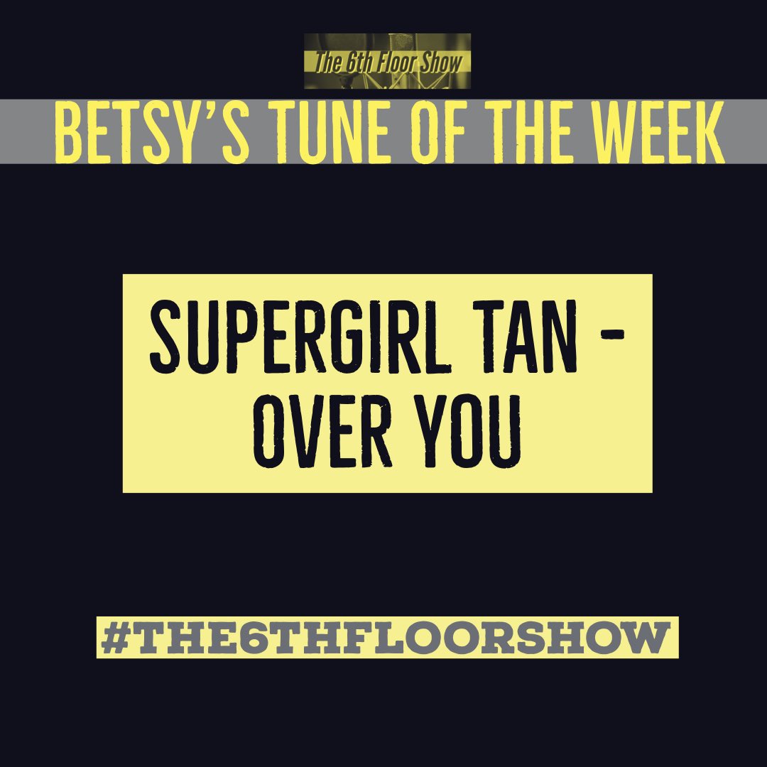 The 2 #TuneOfTheWeek picks for #Episode52 #The6thFloorShow 

<a href="/MrJamesPyke/">James Pyke x P A P</a> <a href="/snowydanger/">SnowyDanger x P A P</a> &amp; <a href="/Sonny_Reeves1/">Sonny Reeves</a> - #Regular 

🎶 open.spotify.com/track/1NLeyh06…

<a href="/supergirl_tan/">S G T</a> - #OverYou           

🎶 open.spotify.com/track/2u8o3B6M…