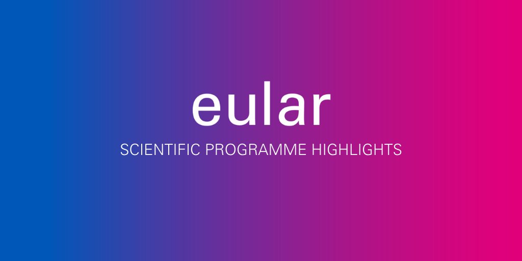 eular_org's tweet photo. #Countdown 📣 Last week to explore the #EULAR2020 E-Congress on-demand 👉 https://t.co/SwkJB63A9W until 1 Sept!
ℹ️ For registered participants https://t.co/ISveSzffEr

⭐ Check the Scientific Programme session highlights 👉 https://t.co/JDfaMlPnE9

#CME @EMEUNET @EULARYoungPARE https://t.co/oqInqWiFuG
