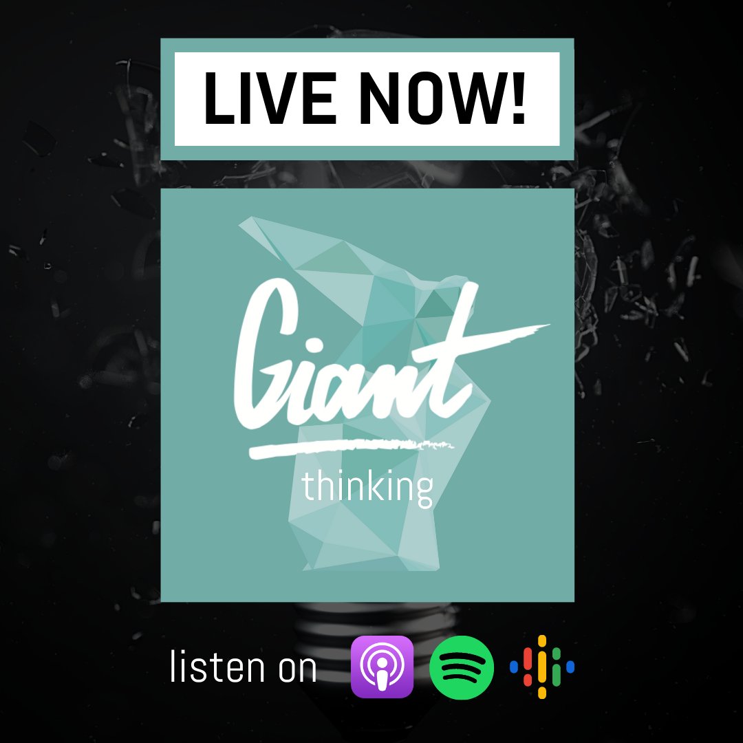 GIANT_health's tweet image. ‼️‼️ GIANT Thinking podcast is LIVE ‼️‼️

🎙️Please can you support us and download the first episode at the same time to try and get iTunes to take notice.

Download here👇
tinyurl.com/giantthinking

#podcast #healthcare #HealthTech #digitalhealth #innovation