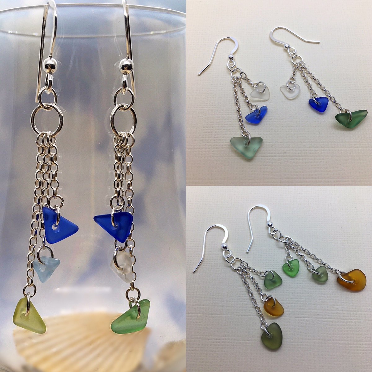 GemauMor's tweet photo. Hi everyone! I’m Sally. I create jewellery from welsh #seaglass for wild &amp; free ocean souls 🌊🤍 

I’m a new #smallbuisness, so please follow &amp; share! 🥰 

Insta: https://t.co/KRFkBELMva

Etsy: https://t.co/1HU3Ug0flO

#WomeninBusiness #SmallBusiness #shopindie #UKCraftersHour https://t.co/qh16seRbZR