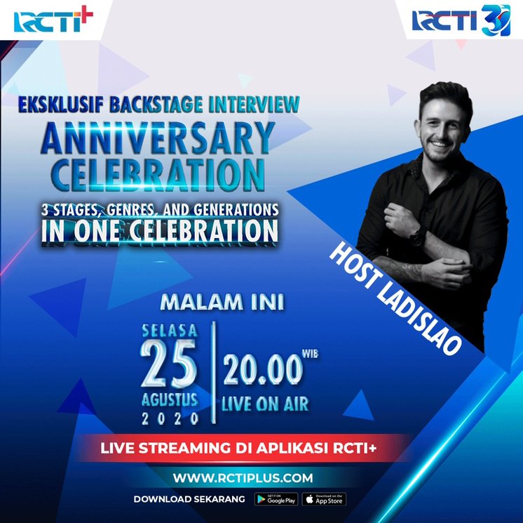 Anniversary Celebration RCTI 31 di #RCTIPlus

Jangan lewatkan backstage eksklusif interview bersama artis bintang tamu HUT RCTI malam ini, mulai 20:00 WIB di aplikasi RCTI+

#RCTIPlus #RCTI #AnniversaryCelebrationRCTI31 #RCTIPlusAda
