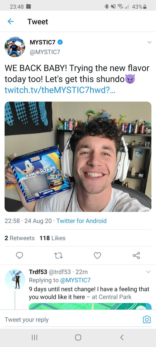 CraigSmart82's tweet photo. @MYSTIC7 Was it on livestream? Niantic must have read your tweet again 🙄 https://t.co/0bCJeE7e67