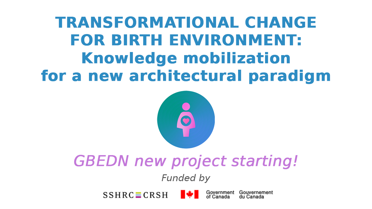 GBEDN1's tweet image. Pleased to announce the start of our project funded by
@SSHRC_CRSH aimed at creating an online #knowledgerepository about #birthenvironment #design.

@dbalabanoff @nicolettasetola @jdavis_harte @LizNewnham 

#GBEDN #birth #knowledgemobilization #actionresearch #codesigninnovation