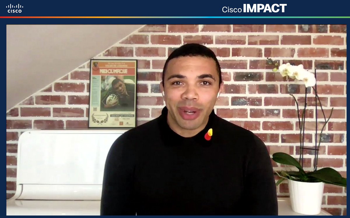 "Even when you're Number 1, train as if you're Number 2!" ~ Bryan Habana #CiscoImpact #ReimaginePossible #WeAreCisco