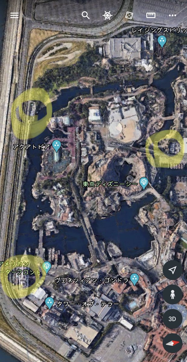 Imagination コロンビア号裏にあるタンクはハーバーのタンク 似たようなタンクが園内3ヶ所ぐらいあるし浄水設備なのかな 東京ディズニーシー マニアック 浄水設備