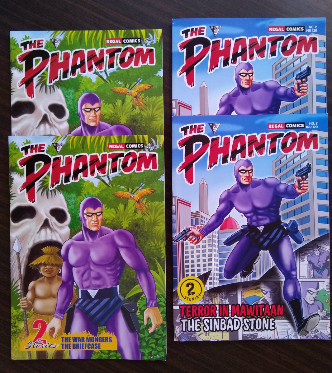 Tg Shenoy They Re Finally Here The First Phantom Comics To Be Published In India In English For Some Time Now Afaik From Regal Publishers Kerala T Co Xflwjilqw2