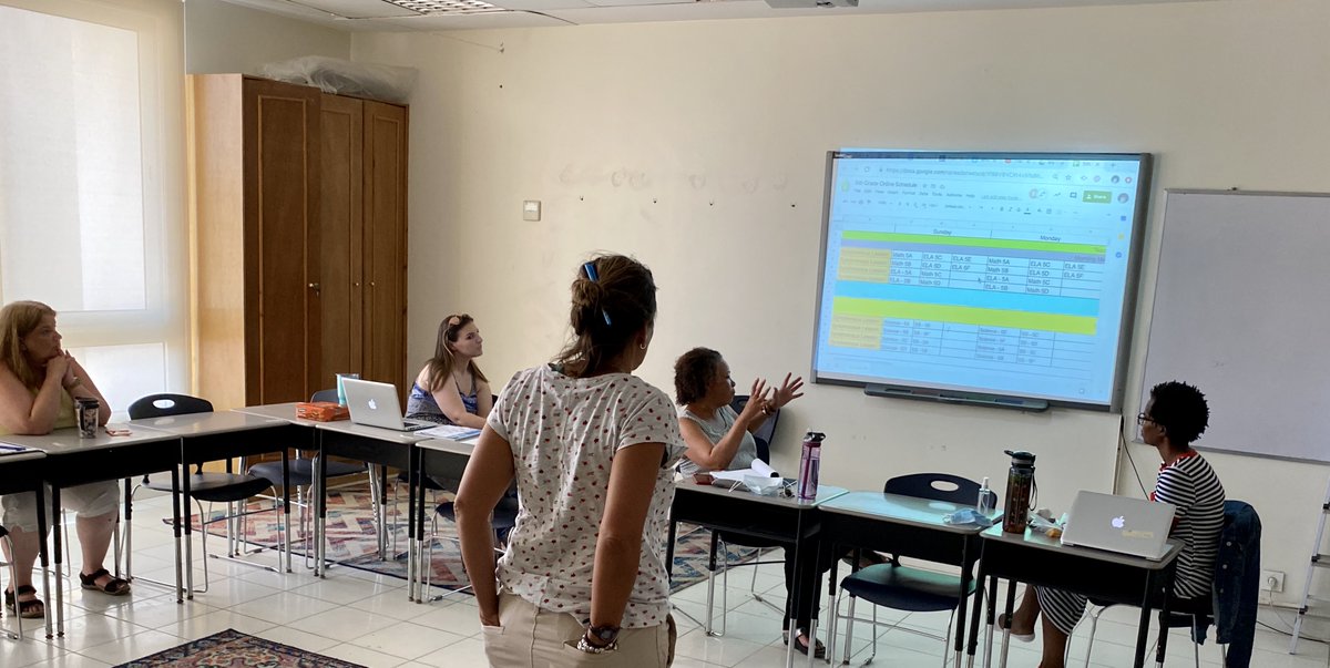 AIS MAIN Planning for the coming weeks of online learning. #onlinelearning #aisegypt #aiselementary #esoleducationschools #esoleducation #bethereforeachother