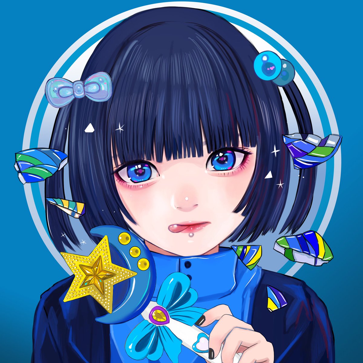 限定企画】キミを魔法少女にさせてくれないか!? 似顔絵始めました。 老若男女、」巽千沙都/ChisatoTatsumiのイラスト