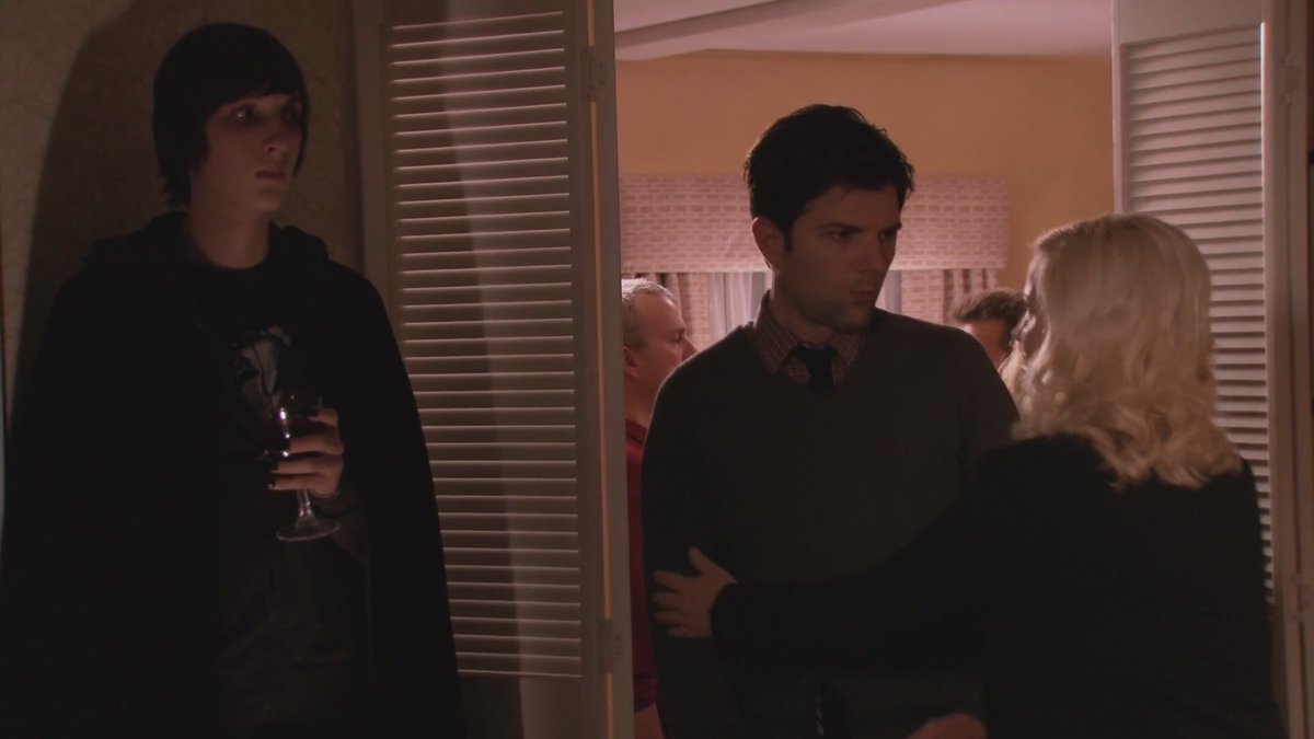 adamscottnet's tweet photo. 3x09: Andy and April's Fancy Party

"What are you gonna do? You gonna go back to your old job and hack up people's budgets? Stay here. Help us build something."
"I already accepted the job. I'm staying here."

#ParksAndRec #AdamScott https://t.co/sVQYKoJA9B