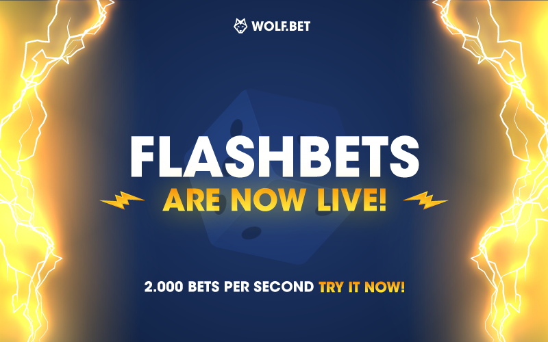 wolfdotbet's tweet photo. YES! Flashbets is LIVE! 🎲⚡ 2000 bets per second! 🎉

Retweet this and post your https://t.co/FHsvbtDxEp username, we will be sending some crypto throughout the day  🎉🎉 https://t.co/iqU57LCPRv