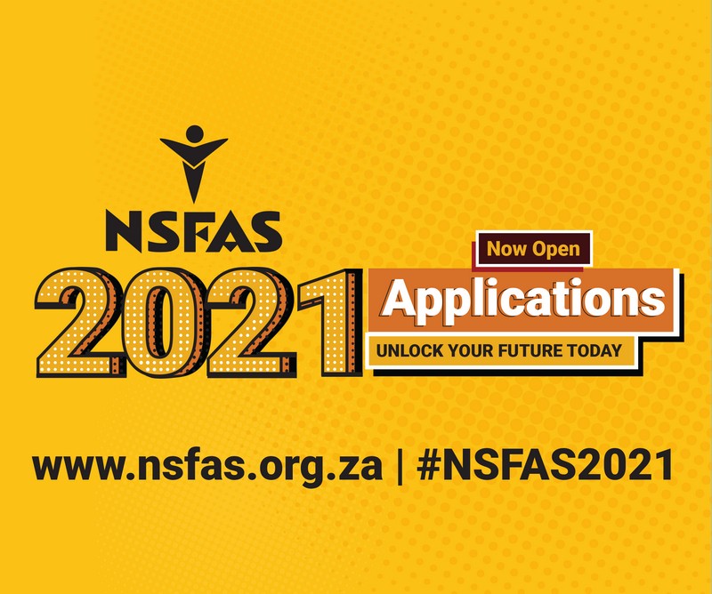 National Student Financial Aid Scheme (NSFAS) applications opened on 1 August and will close on 20 November 2020. Go to nsfas.org.za/content/index.… for more info.