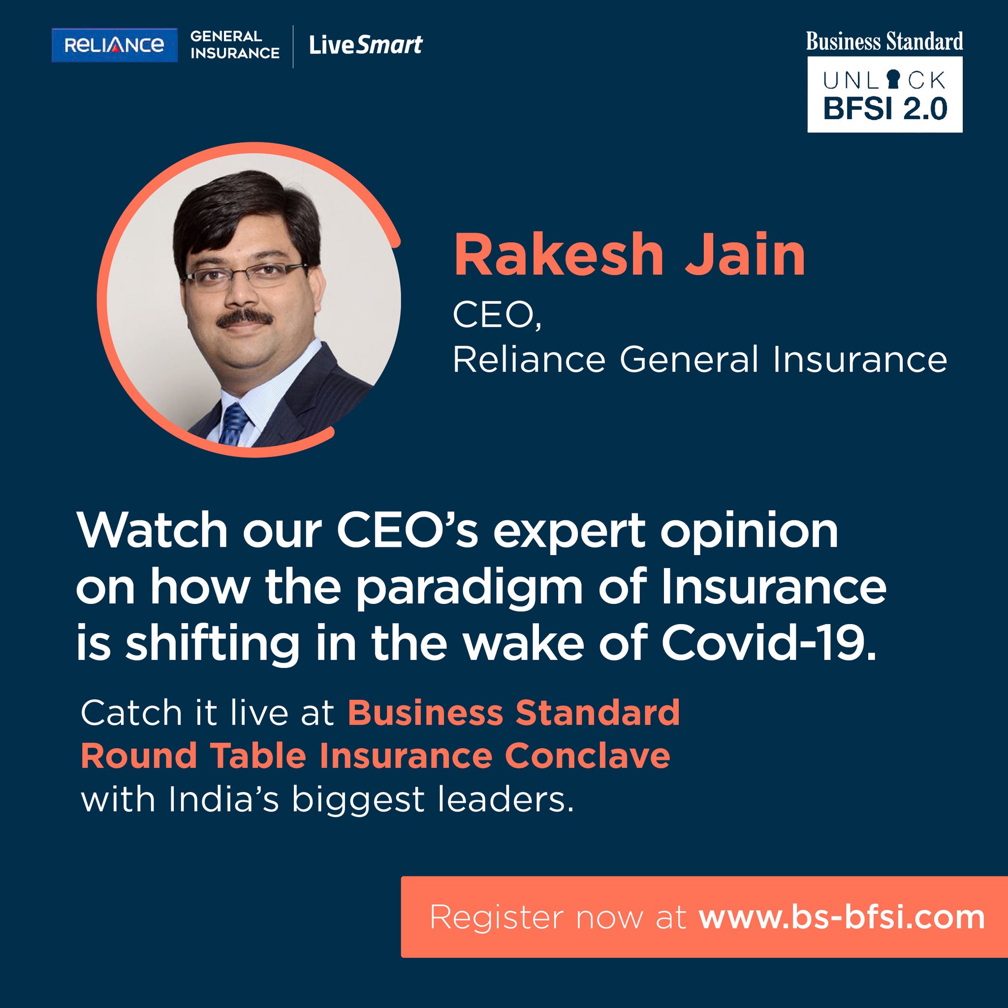 Reliance General on Twitter "Meet Mr. Rakesh Jain CEO, Reliance