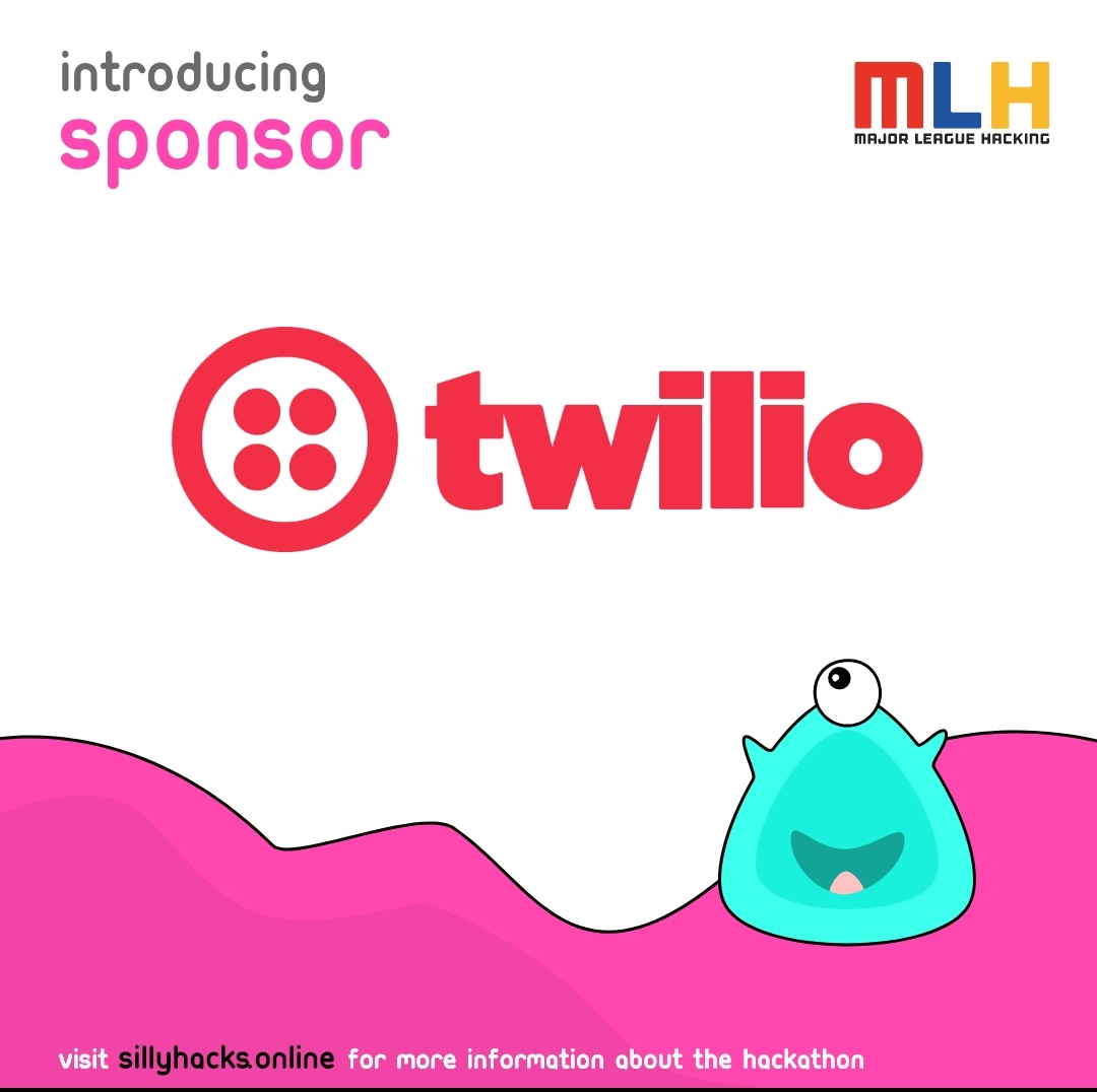 silly_hacks's tweet photo. We are so happy to announce @twilio as a sponsor of SillyHacks! 😃

Use Twilio's services to unlock the magic of communications to improve the human experience in your hack and projects! ✨🔥
#SillyHacks #HackForFun https://t.co/xcllM9NdKE