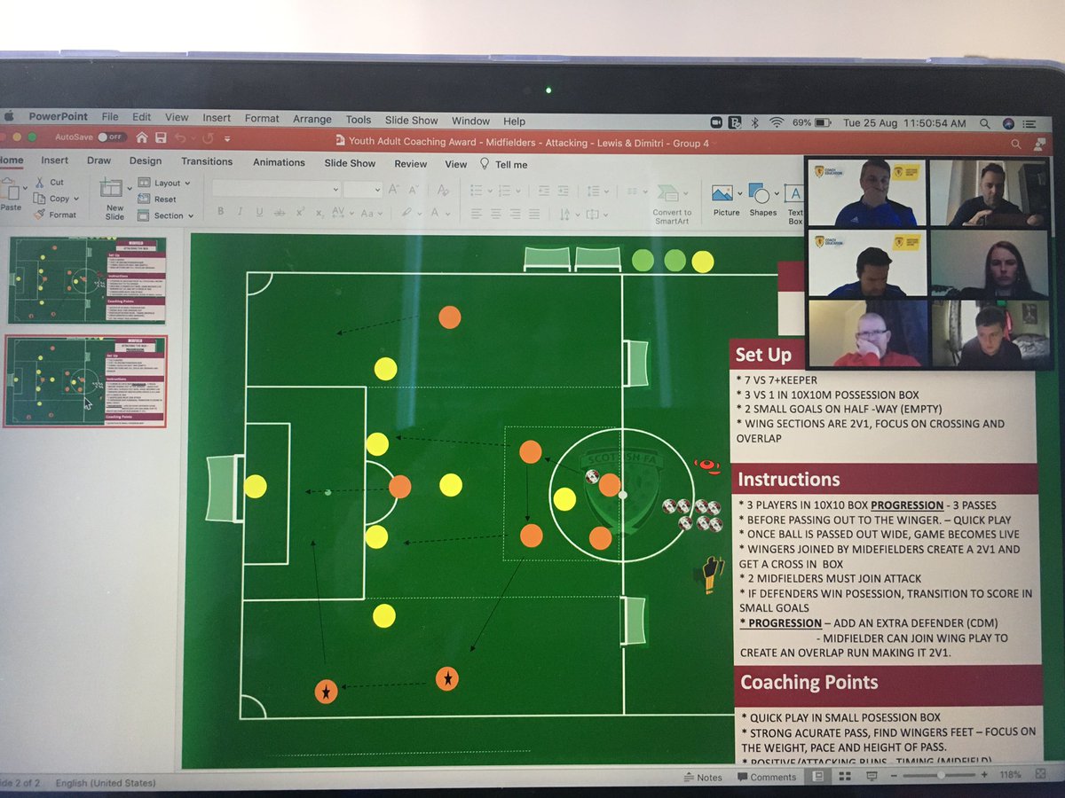 AthensDimitri's tweet photo. Session Delivery and Discussion Session 5 group 4. 

@ScottishFA @ScotFANorth 

#CoachEducation #Coaching #Badges #development #youthFootball https://t.co/IbiXQNf207