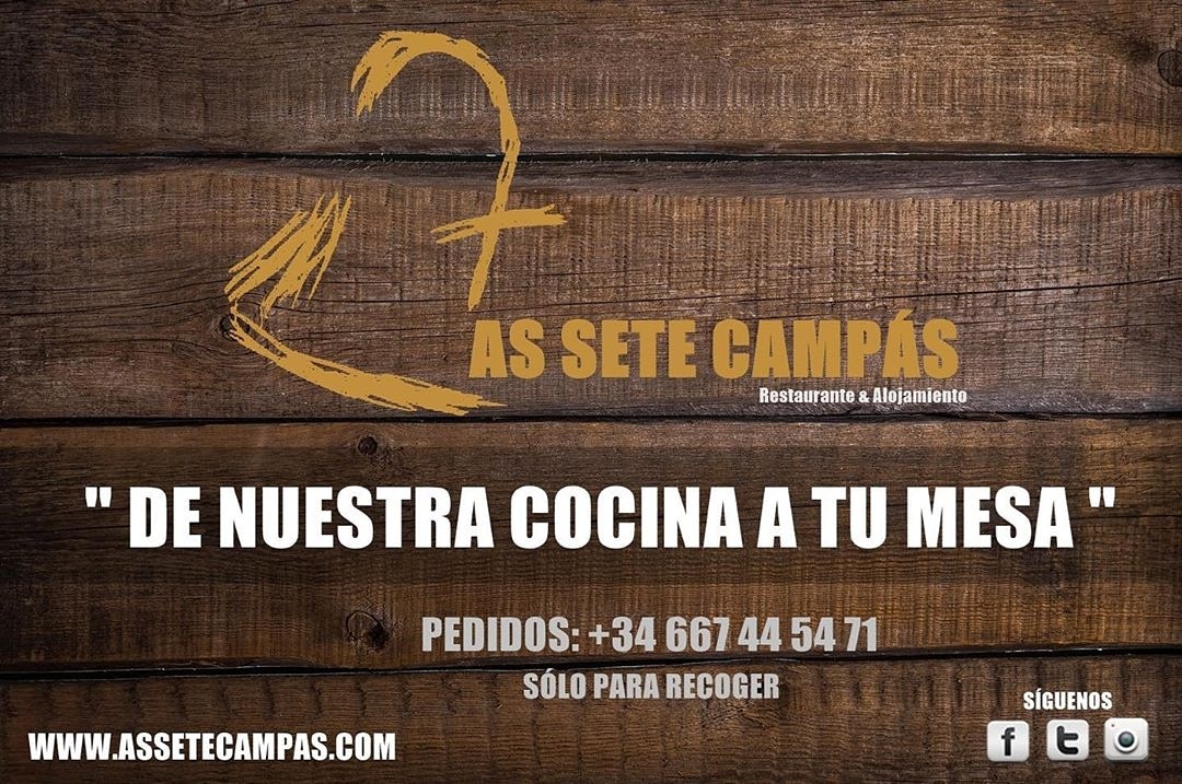 🔊 Ahora también comida para llevar !🥗🥩.by <a href="/AsSeteCampas/">As Sete Campás</a>

Pedidos :667445471
#galicia #agosto #vendimias2020