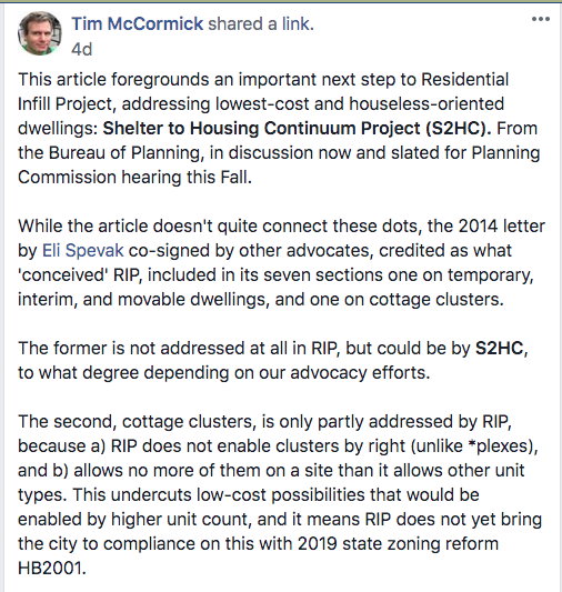 tmccormick's tweet photo. @IDoTheThinking classist exclusion of vehicle & mobile housing, not just apts, has been focus for me 2012-, & currently with PDX's #S2HC project which may address this, originally part of but left out of recent #PDXRIP reform. See at @PNWelcome:
https://t.co/E92Gc143VT @alfred_twu @SonjaTrauss https://t.co/asy3NstiXM