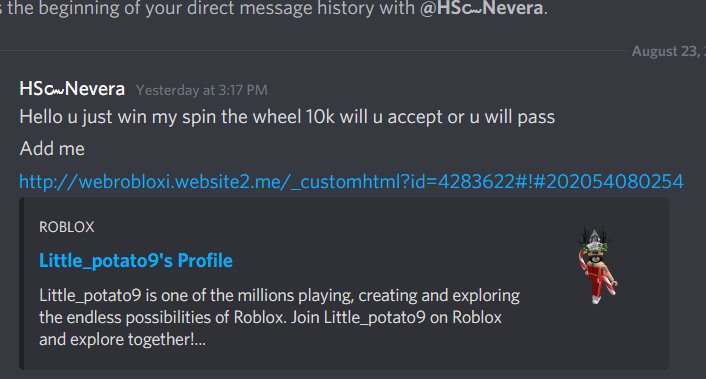 Rtc On Twitter Scammer Alert New Scams Have Been Going Around Where Someone Will Ask You To Give You Your Texture Please Do Not Do This Or Click On Any - roblox adopt me discord link