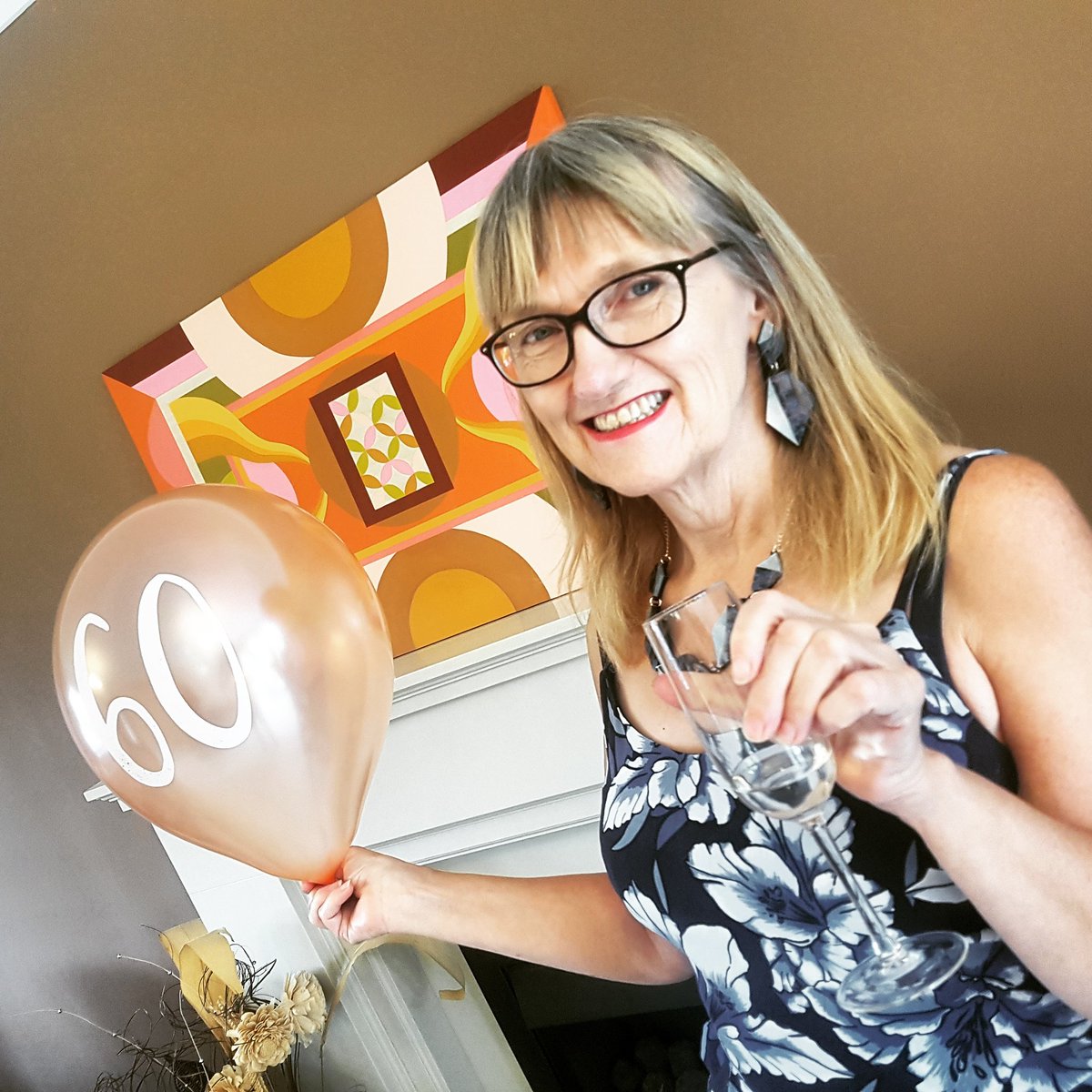 EffieMWard's tweet image. Saw and loved @Chez_Studio's mural @MK_Gallery in February - asked her to work on a surprise birthday commission and so pleased with her response 🤩 

You can see her work when the gallery reopens, and in the meantime head to her website! cherilynyeates.com