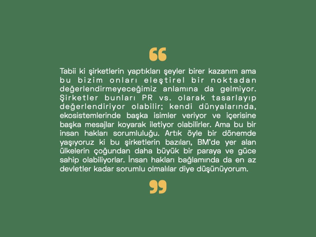 Markaların çeşitli mecralar ve çeşitli yöntemler aracılığıyla herhangi bir sosyal meseleye dair desteğini göstermesi kuşkusuz büyük önem teşkil ediyor. Peki bugün sadece bunu yapmak yeterli mi? Markaların “samimi” ve “tutarlı” olması ne koşullar altında sağlanır?
