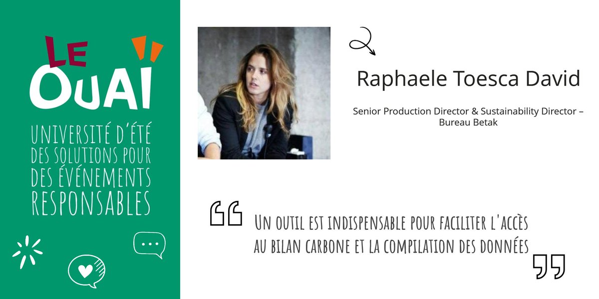 le_ouai's tweet photo. #BestQuotes Témoignages pour faire des événements #ZéroNetCarbone sur #LeOUAI 
📃Pour bien mesurer son impact il faut les bons outils. #BureauBetak investit en ce sens https://t.co/uHNdg3TCF2