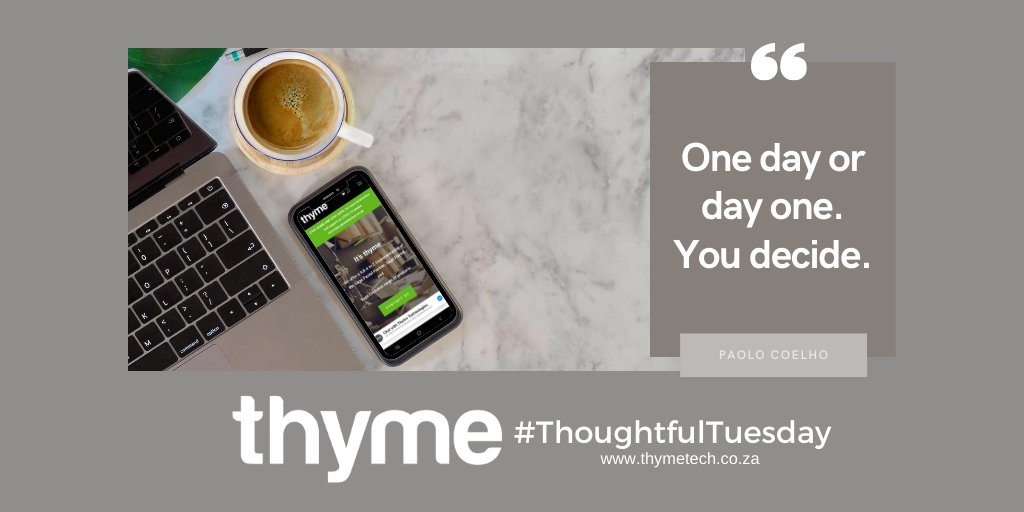 thymetech's tweet photo. It doesn't really matter when you decide it's your day one. It just matters that you decide it is. https://t.co/lR3Eo1oWWK