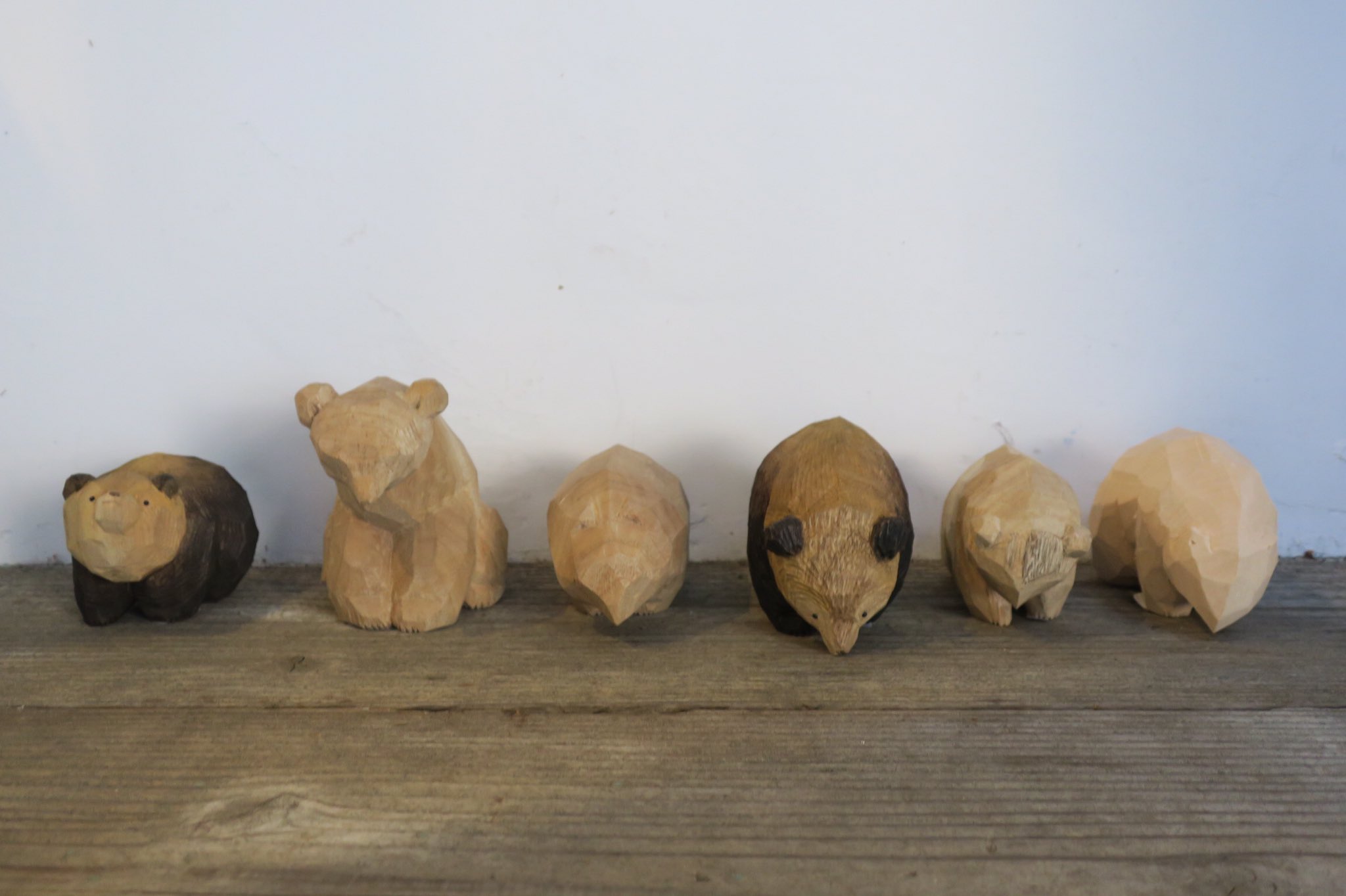 高旗将雄さん 木彫りの熊 たかはたまさお作 m*1様