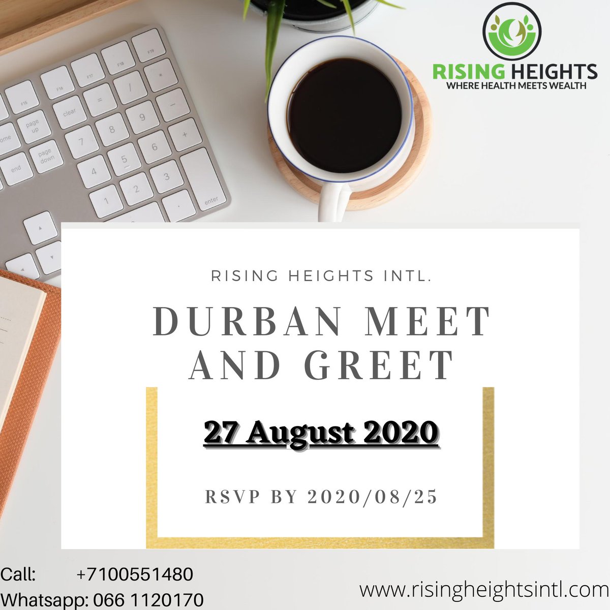 RisingInt's tweet image. Want to know more about Rising Heights International.
Our amazing  Compensation plan.
Our amazing  2 Cell+ and many more of the exciting 10 ways of earning an income through Rising Heights.
Call / WhatsApp us today and reserve your seat.
Check out our  risingheightsintl.com