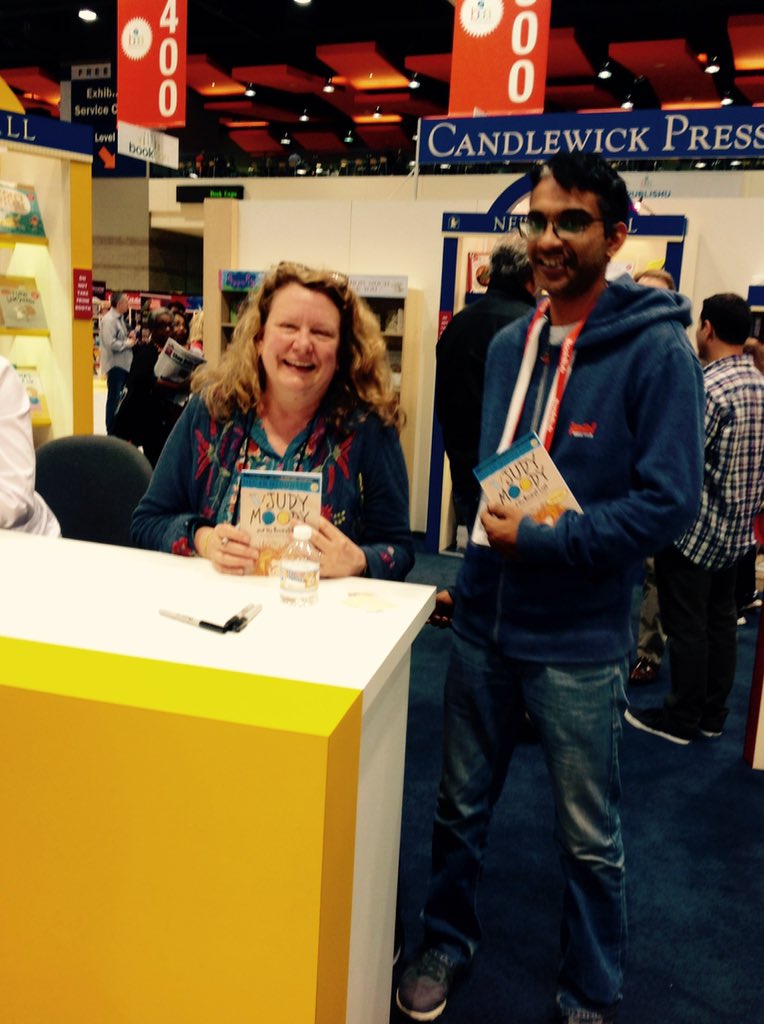poetanitab's tweet image. Sharing pictures taken by my mom at #BookexpoAmerica (2016). An avid reader of books, she always encourages  her grandchildren to read. She not only buys us books but, has them signed by the author @AnitaBacha @AMPublishersUSA