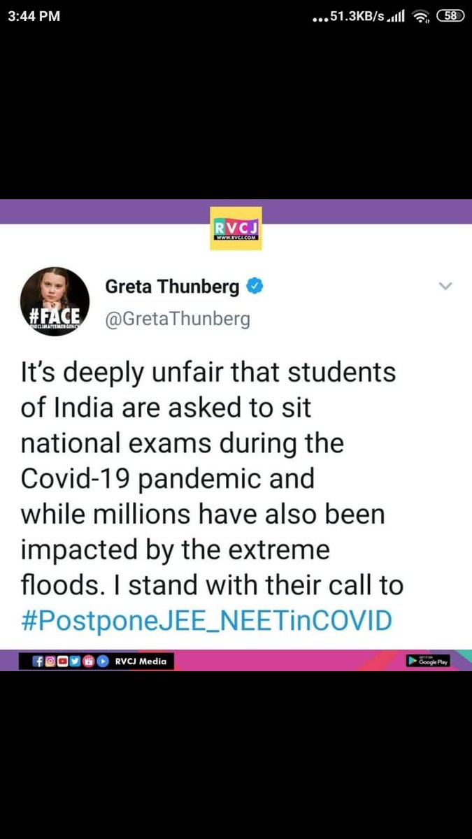 Withansul's tweet image. #MODIJI_POSTPONEJEENEET
Isse jyada Kya Bejjti Krwaoge Modi Ji..A 17 year Swedish Activist Criticized u.Shame On Indian Government.
