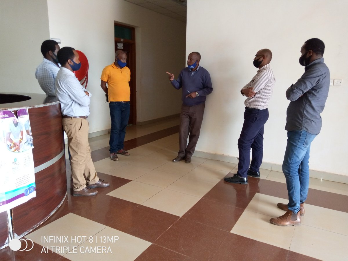 UR_CoE's tweet image. Today,@UR_CoE welcomes a team of IT&amp;amp; incubators experts from the @ace_esd based @ur/cst visiting the Rukara Campus #MultimediaStudio. The visit is aimed at preparing live streaming of incubators&apos; projects demonstrations to interested customers around the world.