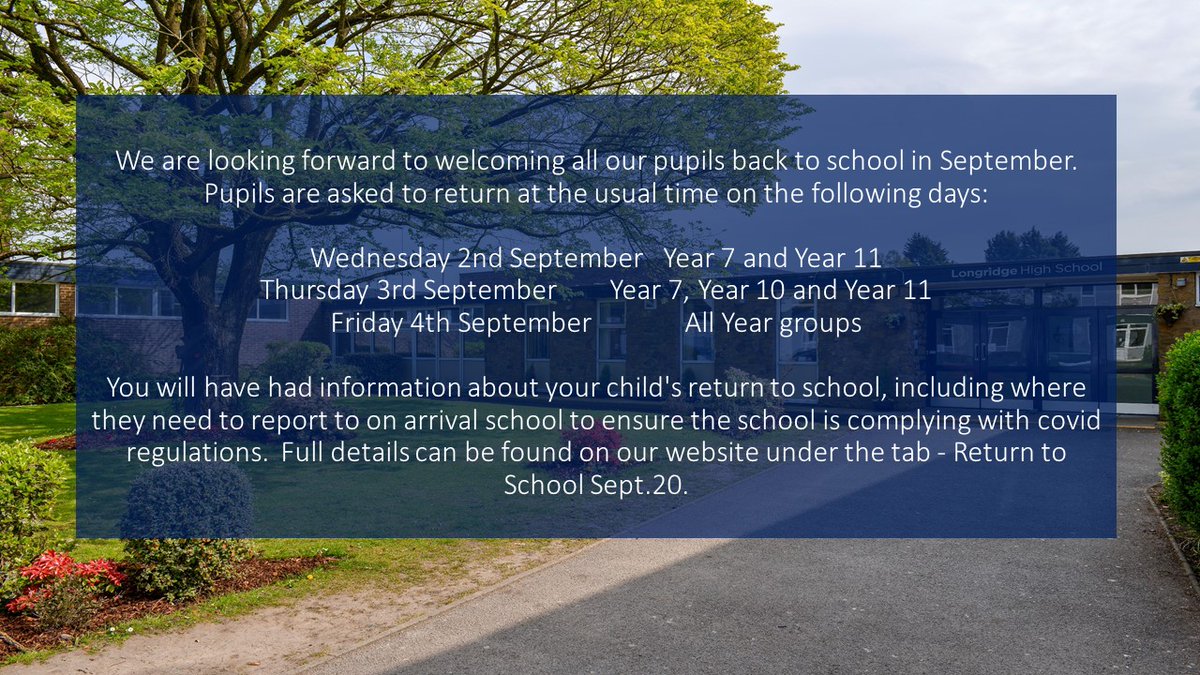 LongridgeHigh's tweet photo. https://t.co/wlkbwaYEuo
