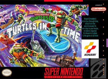 En 1992 salió la versión de SuperNes, muy parecida al arcade.Y en 1993 la versión de Mega Drive/Genesis aunque le cambiaron el nombre por TMNT:Hyper Stone HeistLos dos tenían buenos gráficos y nuevas pantallas de bonus aunque el juego era demasiado fácil y fueron Top Ventas