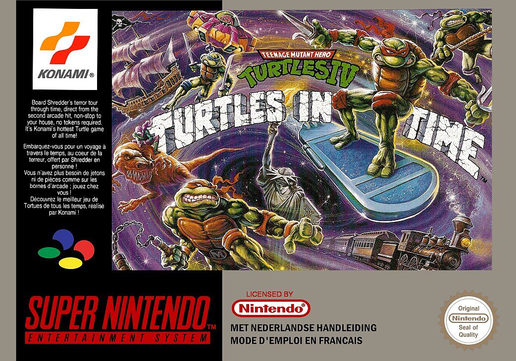 La AnécdotaEl juego en Europa se llamó Teenage Mutant Hero Turtles.Cuando la BBC en 1988 compró los derechos de los dibujos para emitirlos en UK pensaron que la palabra Ninja era muy agresiva para un programa infantil y la cambiaron por Hero y así se quedó durante mucho tiempo