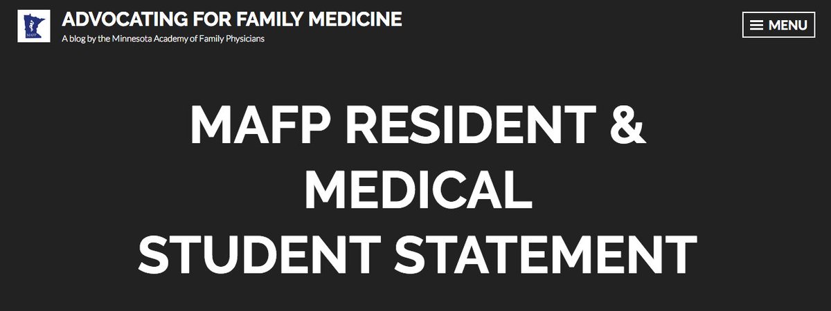 NEW ON THE BLOG: MN Academy of Family Physicians resident physician &amp; med student members wrote a statement in response to the defacement of the George Floyd mural by a University of MN med student: mafpadvocacy.org/2020/08/25/maf…. #RacismIsAPublicHealthCrisis